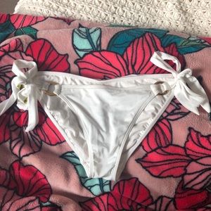 Victoria Secret White Bikini Bottoms